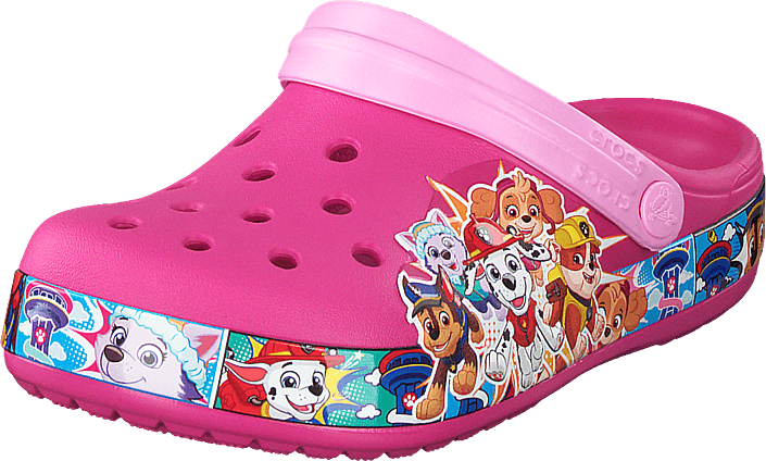 paw patrol crocs pink