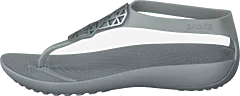 Crocs - Crocs Serena Embellish Flip W Silver/silver