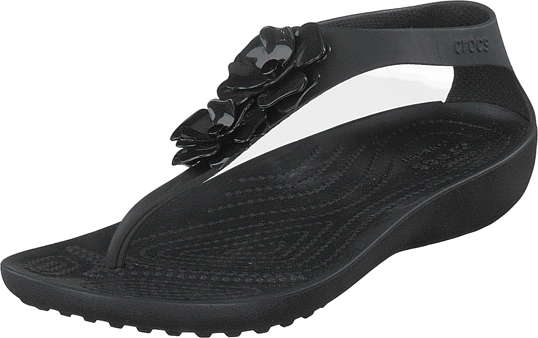 Crocs Serena Embellish Flip W Black/black