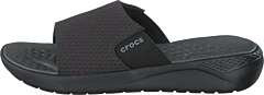 Crocs - Literide Mesh Slide M Black/slate Grey