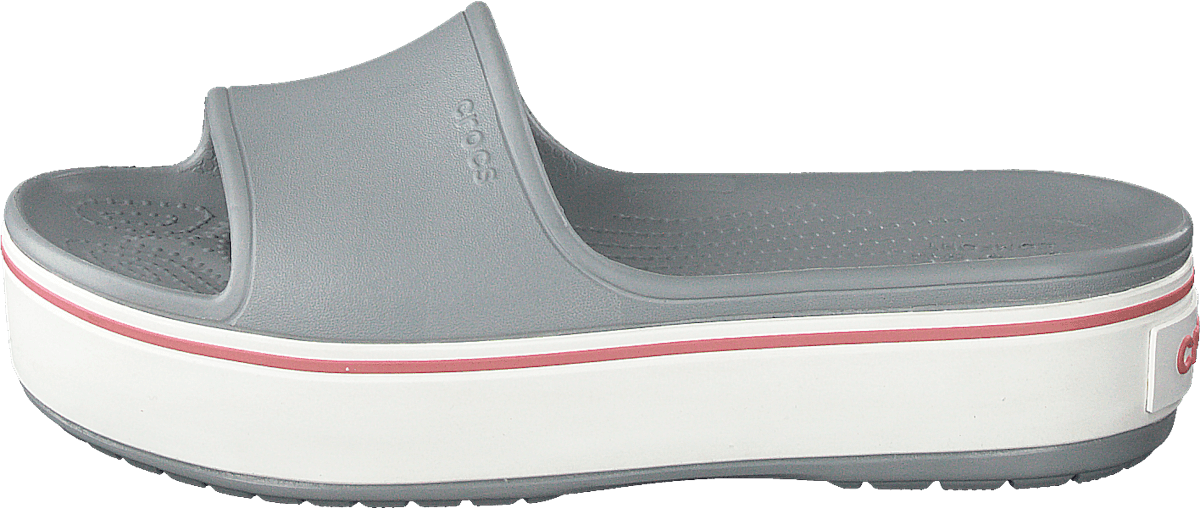 Crocband Platform Slide Light Grey/rose
