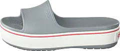 Crocs - Crocband Platform Slide Light Grey/rose