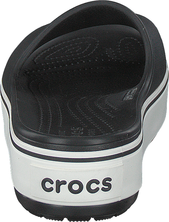 Crocband Platform Slide Black/white