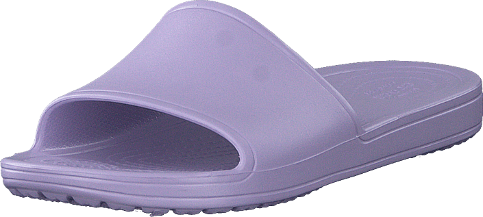 lavender croc slides