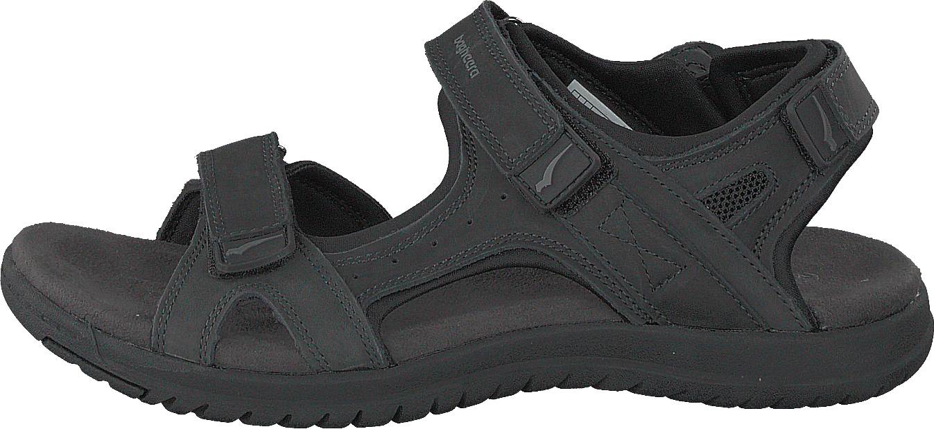 Commander Black/dark Grey, Unisex, Schuhe, Sandalen und Hausschuhe, Sandalen, Schwarz, EU 46