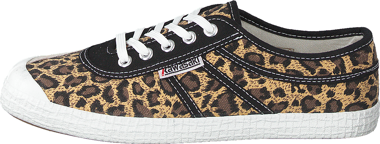 K-players Leopard, Female, Buty, Płaskie buty, Sneakersy, Czarny, EU 38