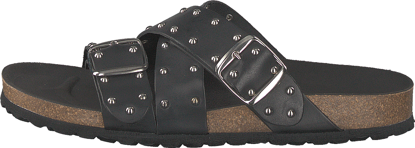Cara Cross Studs 110 Black