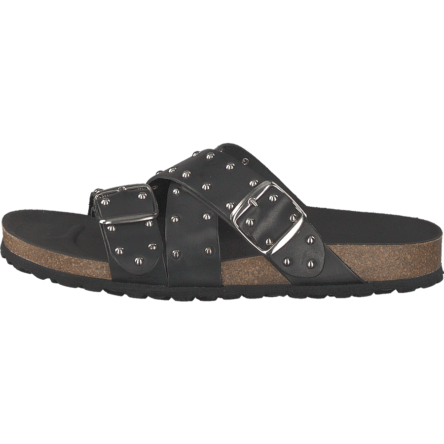 Cara Cross Studs 110 Black