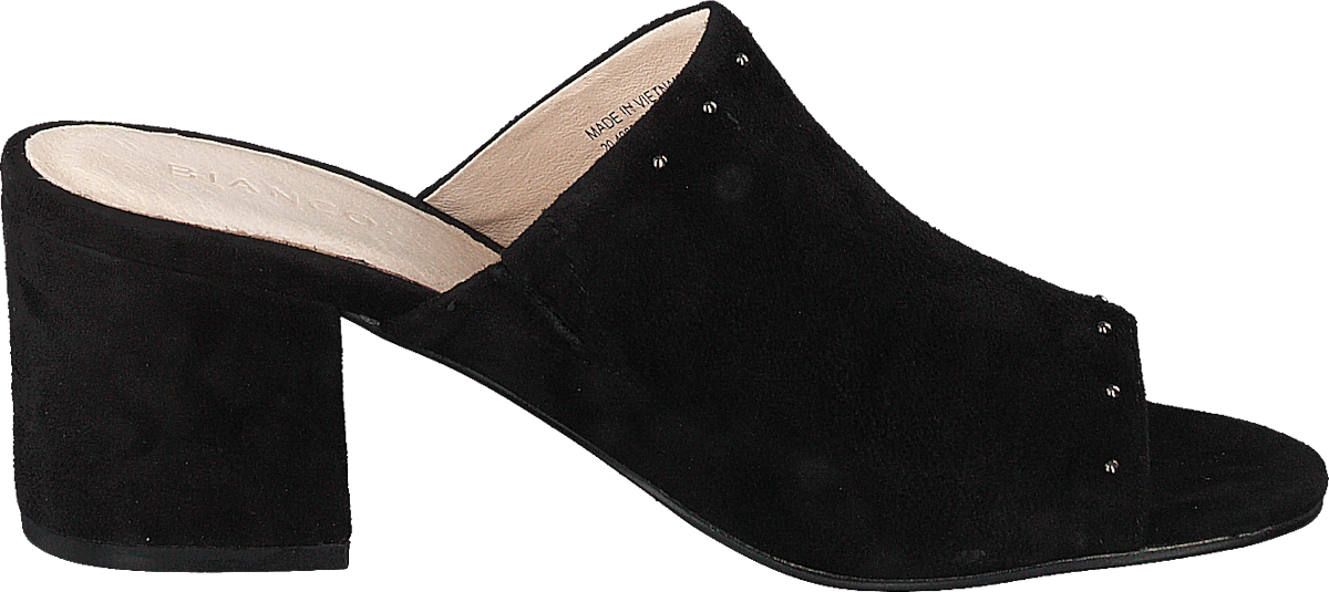 Suede Mule Sandal Jfm17 110 - Black 10