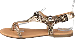Bianco - Becca Verona Leather Sandal 930 - Gold