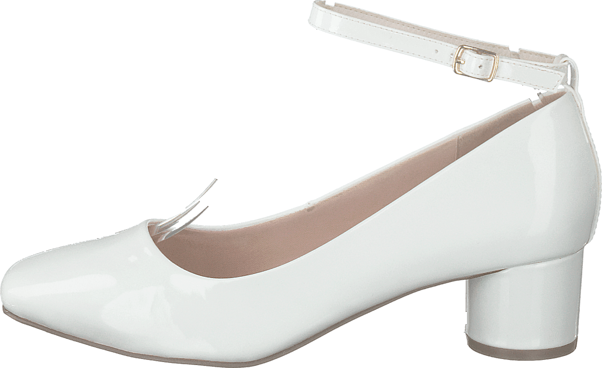 Bara Buckle Pump 803 - White 3