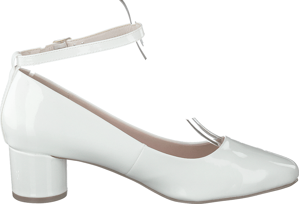 Bara Buckle Pump 803 - White 3