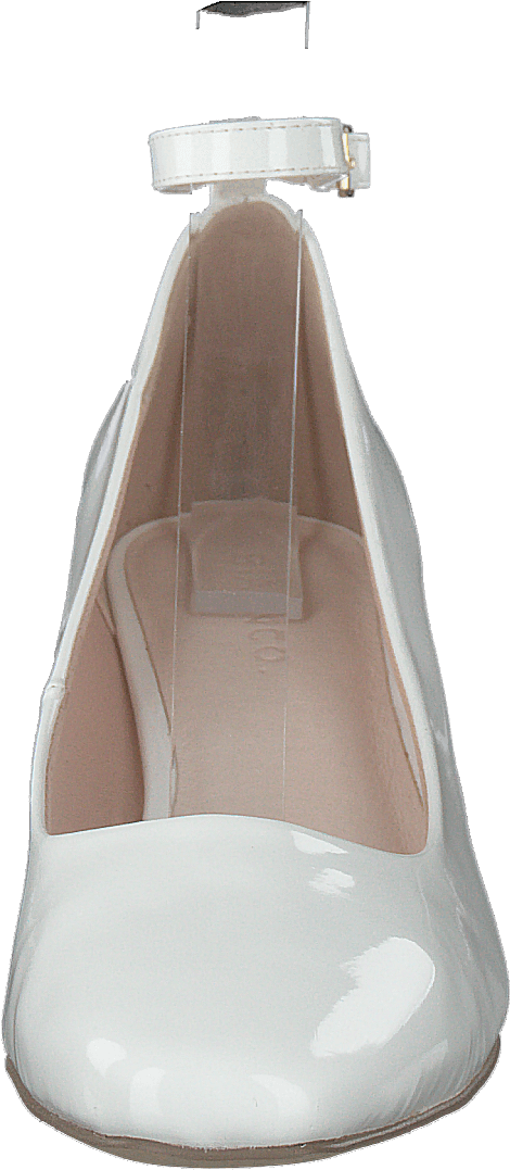 Bara Buckle Pump 803 - White 3