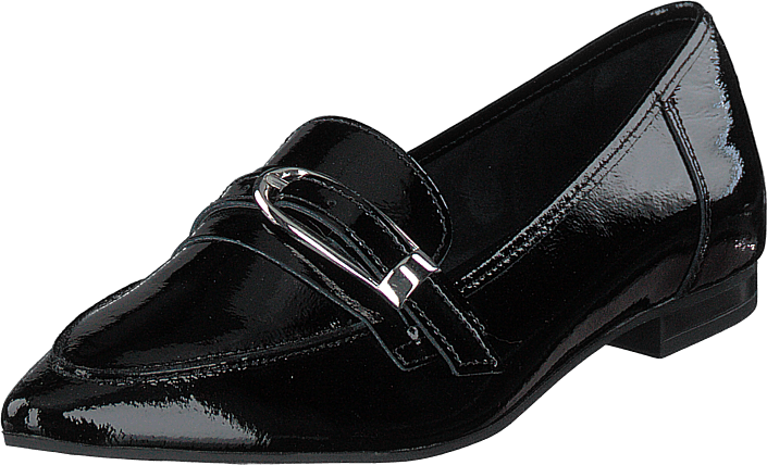 Bianco - Alia Leather Buckle Loafer 103 - Black 3