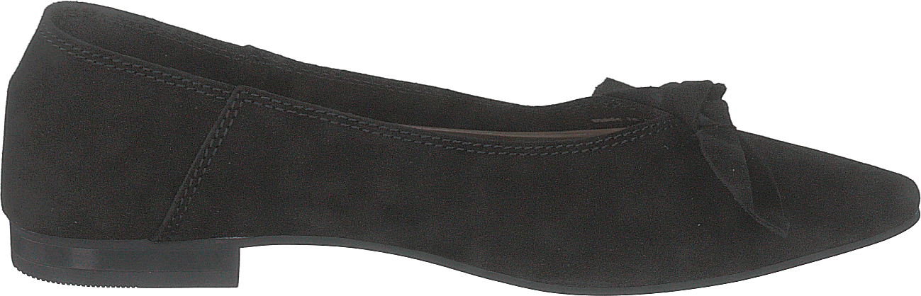 Berna Suede Bow Shoe 101 - Black 1 - Bild 2