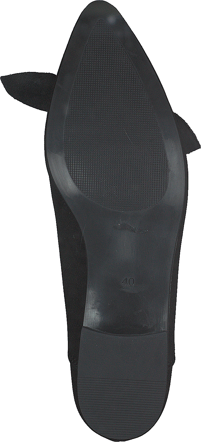 Berna Suede Bow Shoe 101 - Black 1 - Bild 7