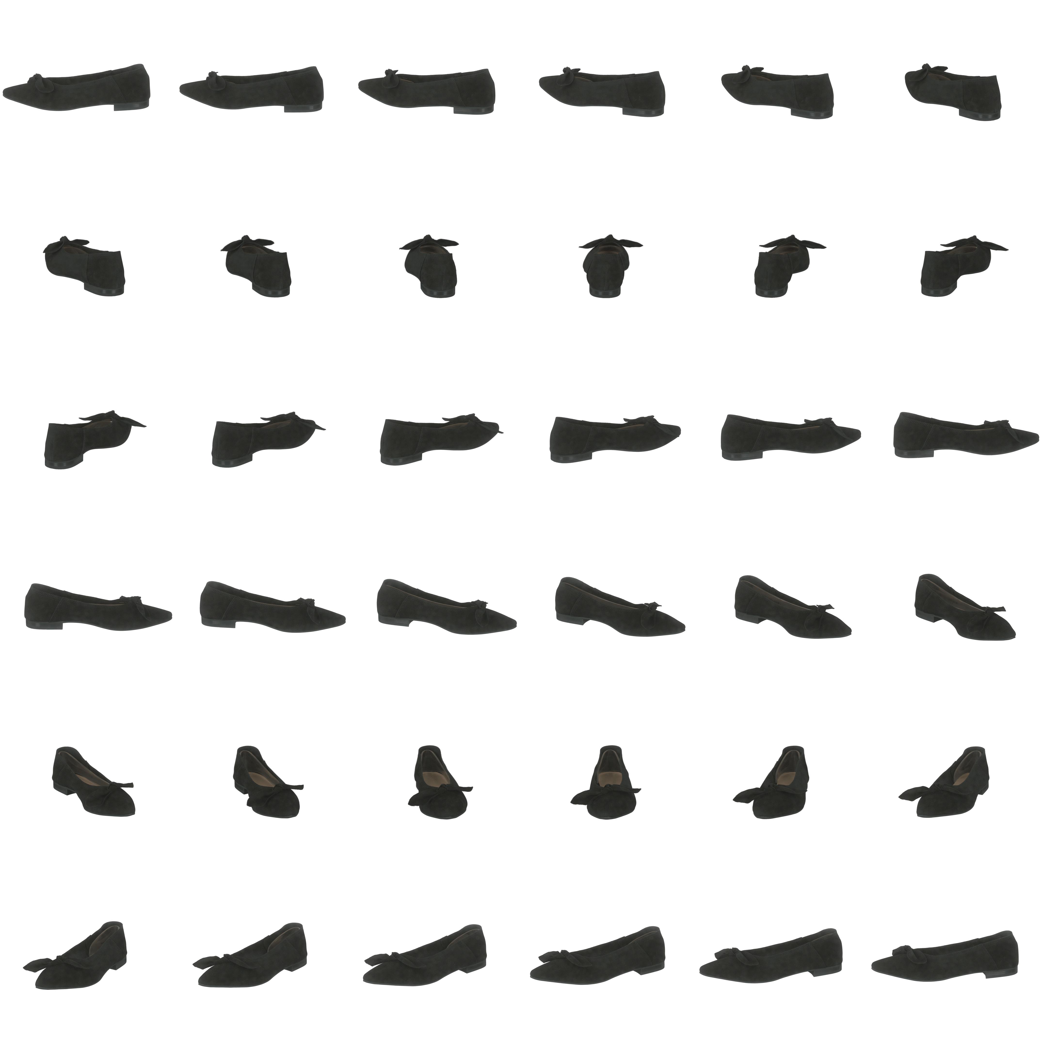 Berna Suede Bow Shoe 101 - Black 1 - Bild 8