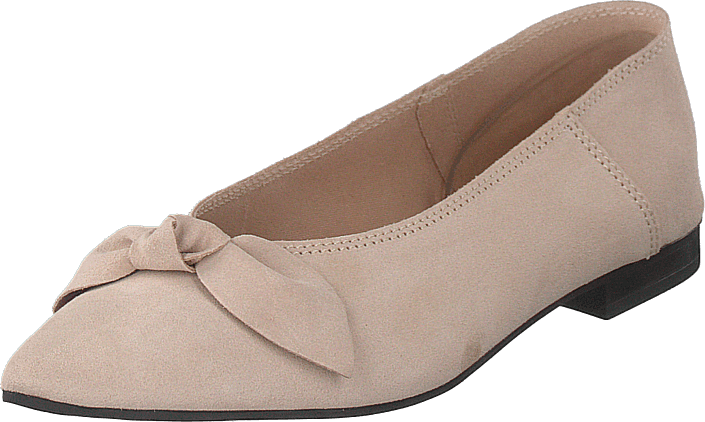Bianco - Berna Suede Bow Shoe 281 - Sand 1