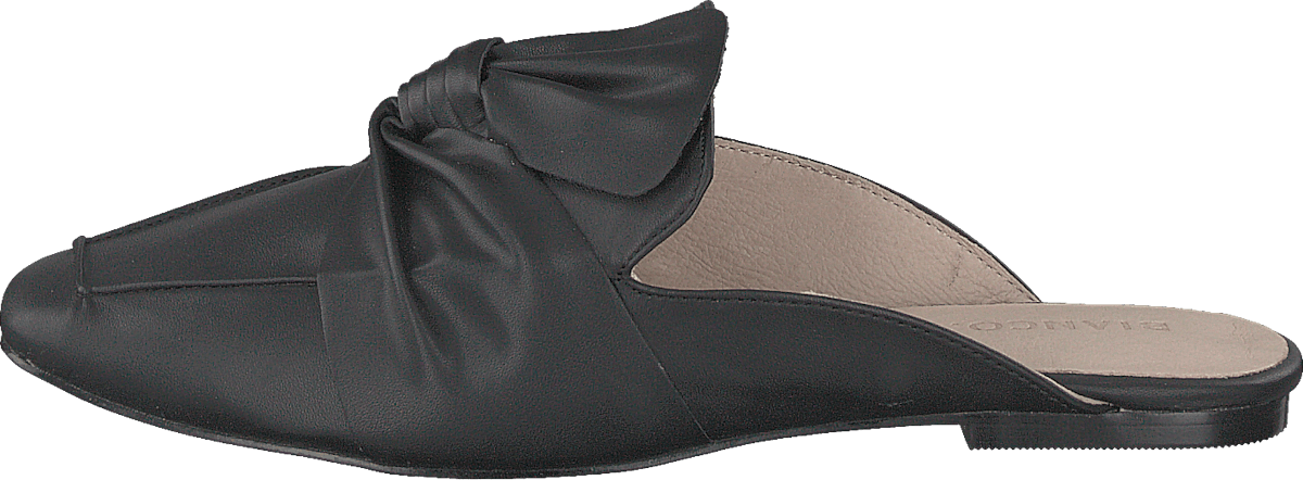 Birke Assymetric Bow Mule 100 - Black