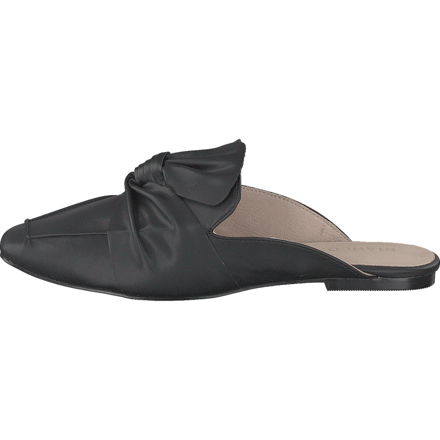 Birke Assymetric Bow Mule 100 - Black