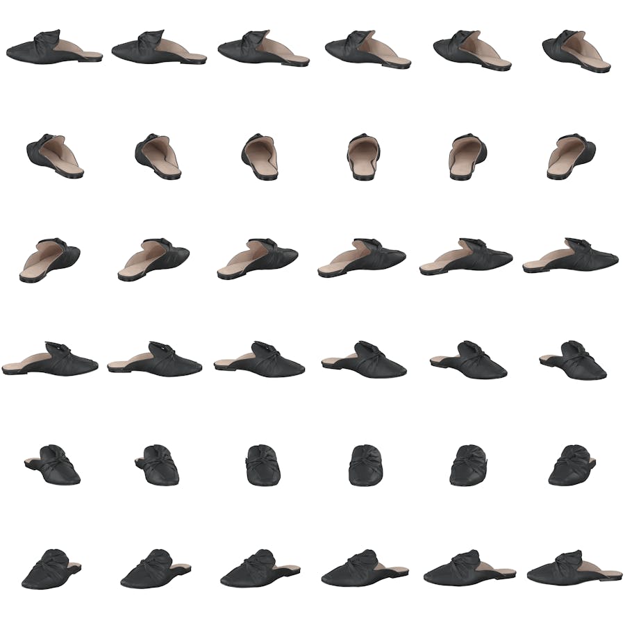 Birke Assymetric Bow Mule 100 - Black - Bild 8