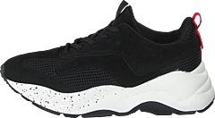 Bianco - Becky Suede Sneaker 101 - Black 1