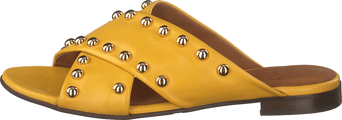 Sandals Yellow Nappa/gold