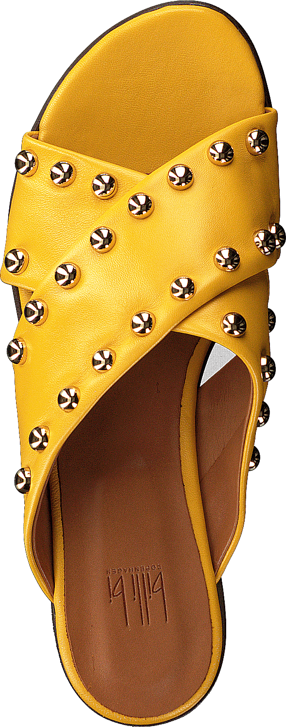 Sandals Yellow Nappa/gold