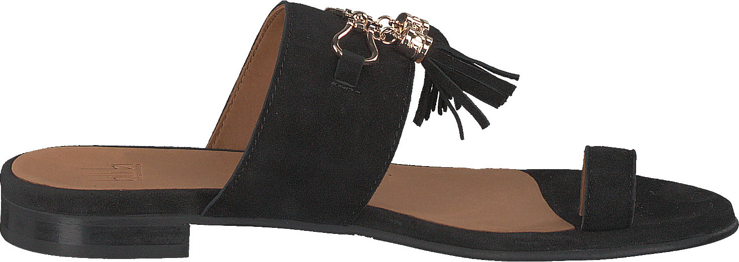 Sandals Black Suede/gold - Bild 2