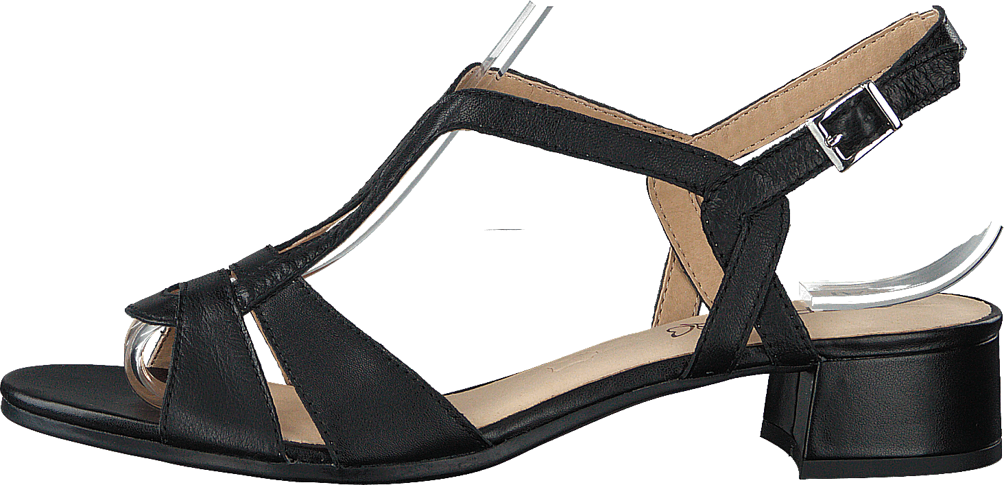 Carla Black Nappa, Female, Chaussures, Talons, talons bas, Noir, EU 41