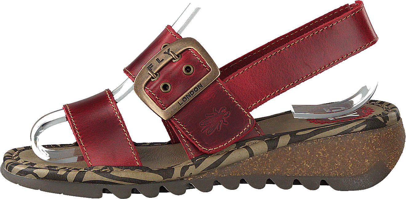 Tapi K Bridle Red, Unisex, Sapatos, Sandálias e Chinelos, sandálias, Castanho, EU 37