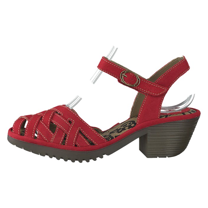 Wuzy001fly Copido Red, Female, Shoes, Heels, heels, Brown/Red, UK 4