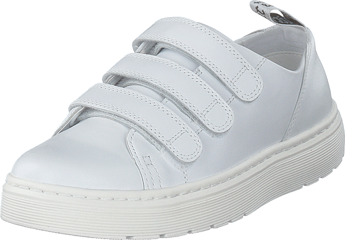 dr martens white velcro boots new 