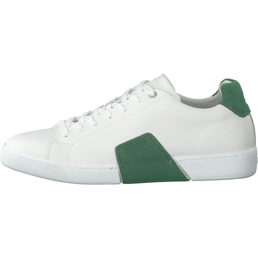 Clip M White/green