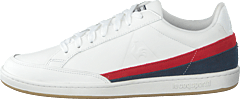 Le Coq Sportif - Courtclay Leather Suede Optical White / Dress Blue