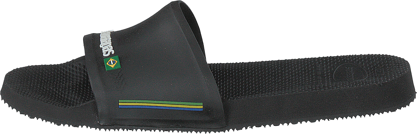 Slide Brazil Black 0090, Unisex, Sapatos, Sandálias e Chinelos, sandálias, Preto, EU 43/44 / BR 41/42