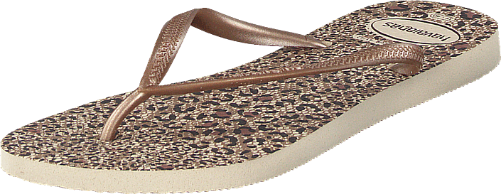 havaianas slim animals rose gold