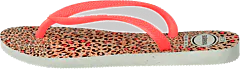 Havaianas - Slim Animals Kids White/coral New 6577