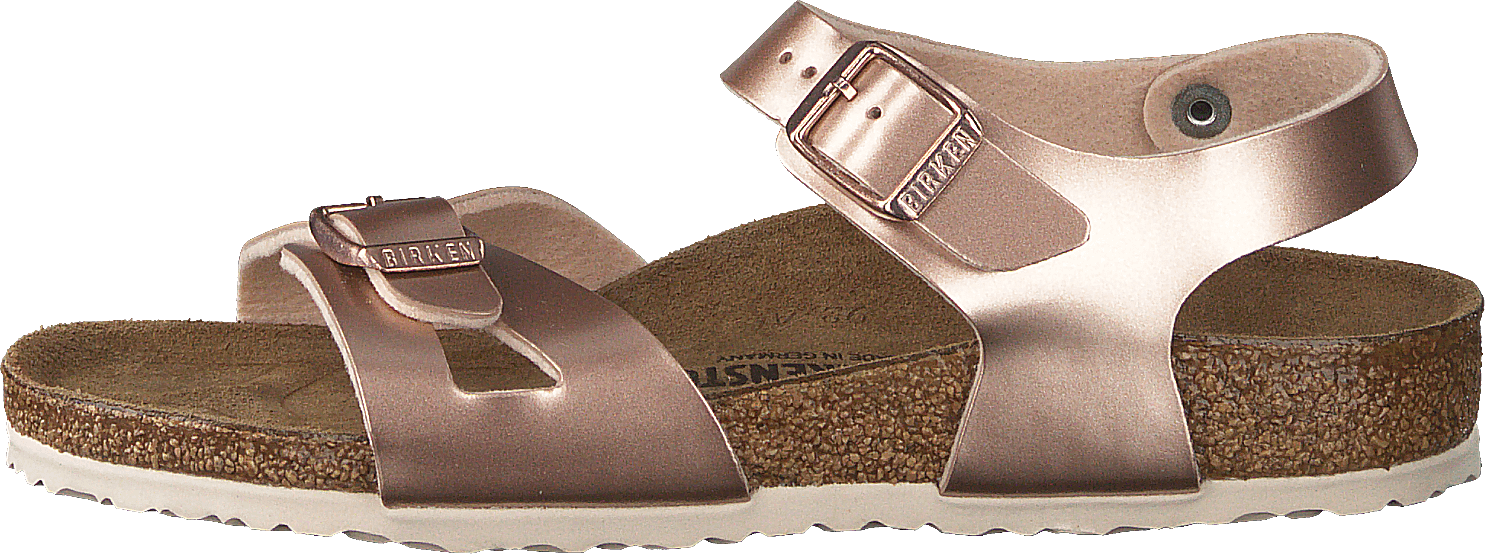 Rio Kids Electric Metallic Copper, Unisex, Skor, Sandaler och Tofflor, sandaler, Brun/Beige/Brun, EU 29