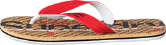 Superdry - Cork Colour Pop Flip Flop Navy/true Red/cork