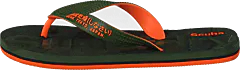 Superdry - Scuba Grit Flip Flop Khaki/khaki/orange