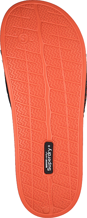 Kjøp Superdry Superdry Aop Beach Slide Khakiblackorange Kjøp Superdry Superdry Beach Slide Blackpineapple Aop sko