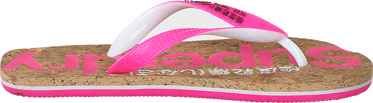 Glitter Cork Flip Flop Pink/eclipse Navy