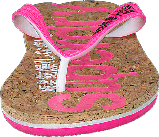Glitter Cork Flip Flop Pink/eclipse Navy