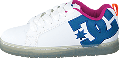 DC Shoes - Court Graffik Se White/black/cyan