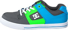 DC Shoes - Pure Elastic Grey/green/blue