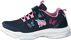 Wildflower - Wave Dk Blue/pink