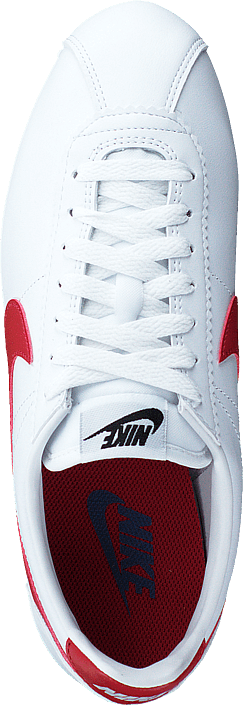Wmns Classic Cortez Leather White/varsity Red