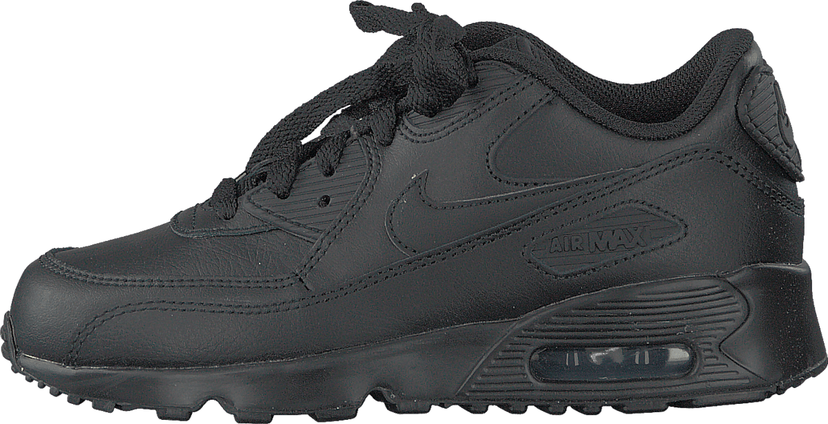 Boys' Air Max 90 Leather Little Kids Black/black