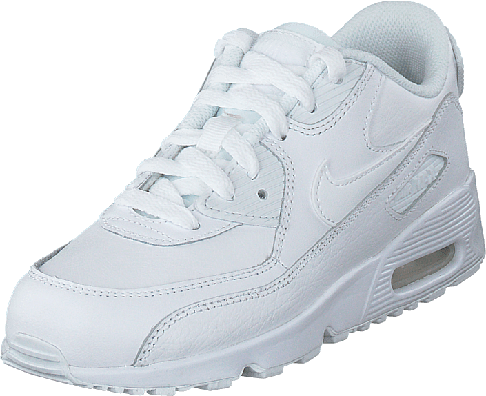 Nike - Boys' Air Max 90 Leather (ps) White/white